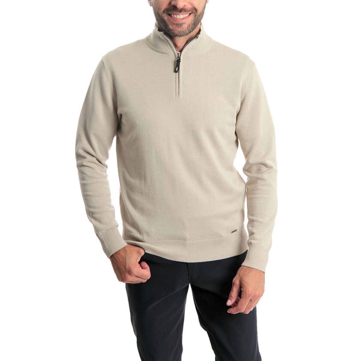 Kenneth Cole Suéter para Caballero Negro Mediana