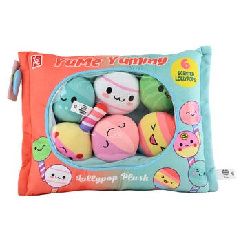 Paletas de Peluche, Bolsa con 6 Pzas. Paletas de Peluche, Bolsa con 6 Pzas.