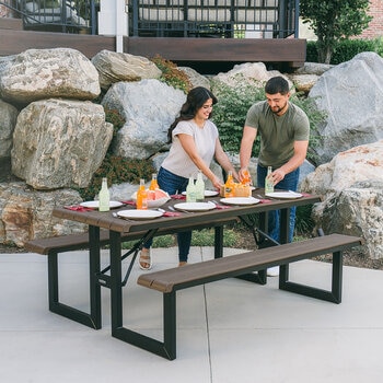 Lifetime, Mesa para Picnic Plegable de 6'