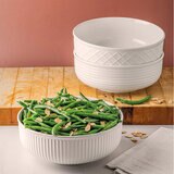 Trudeau Juego de Tazones de Porcelana para Servir, 3 piezas