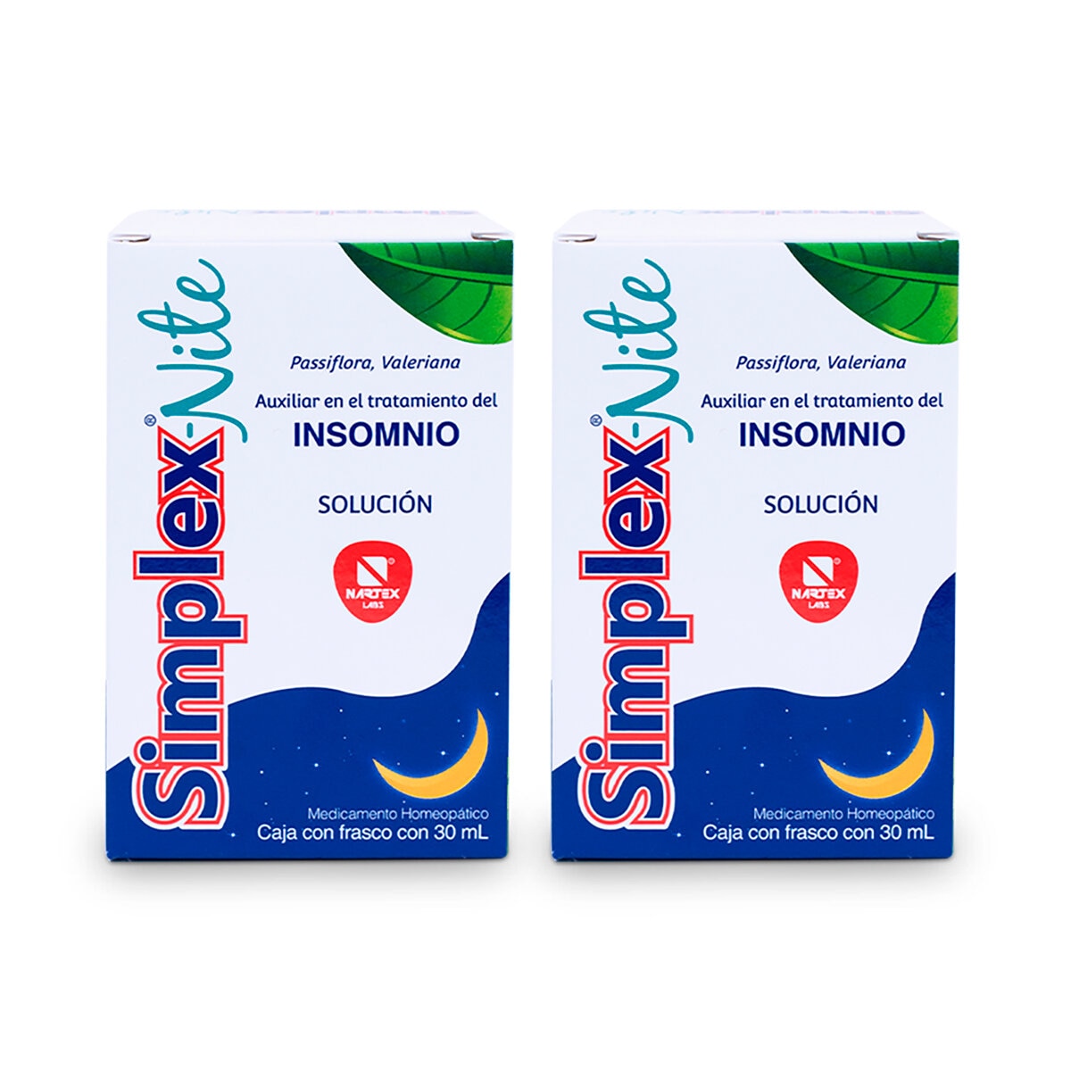 Simplex Nite Solución 2 Cajas de 30 mL c/u