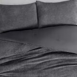 Cococozy, Juego de Edredon, Modelo Boucle, Tamaño King, Color Gris Cococozy, Juego de Edredon, Modelo Boucle, Tamaño King, Color Gris