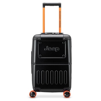 Jeep Maleta Carry On Rígida Expandible Negra