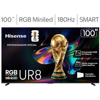 Hisense Pantalla 100" RGB Miniled 4K Google TV Hisense Pantalla 100" RGB Miniled 4K Google TV