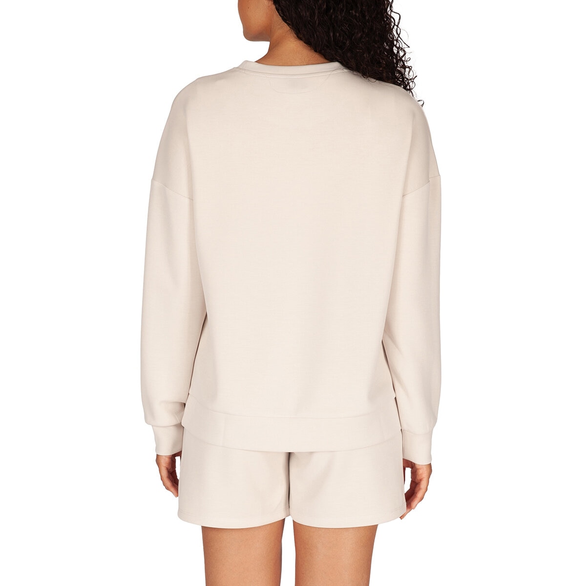 LazyPants Sudadera para Dama Crema Grande