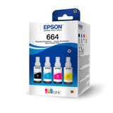 Epson Paquete de 4 Tintas Ecotank 664