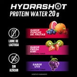 Hydrashot Bebida de Proteína + Electrólitos con 20 g de Proteína 18 / 600 ml