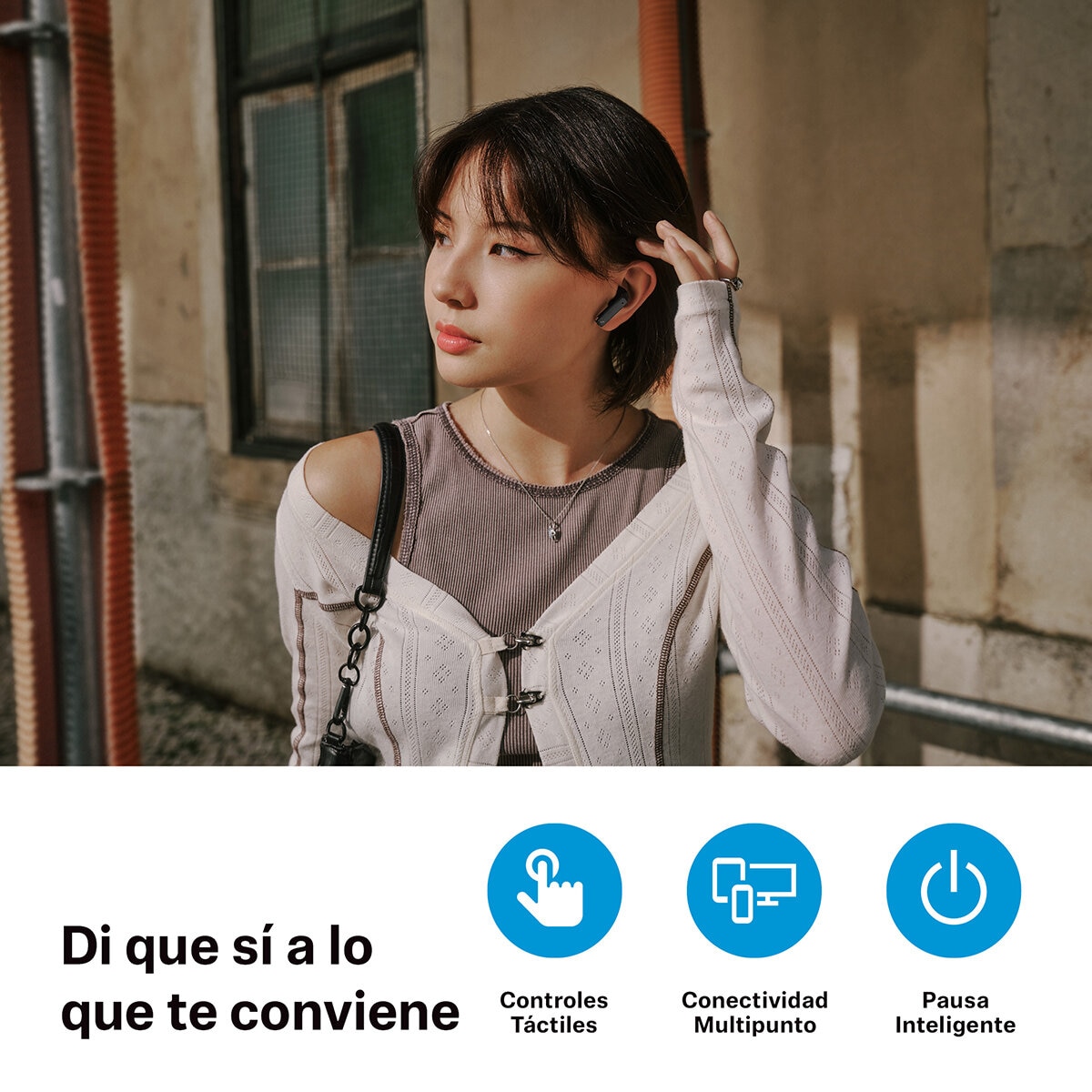 Sennheiser Accentum Open Audífonos Bluetooth Negros