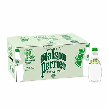 Maison Perrier Bebida Carbonatada Sabor Lima y Jengibre 24 pzas de 330 ml Maison Perrier Bebida Carbonatada Sabor Lima y Jengibre 24 pzas de 330 ml