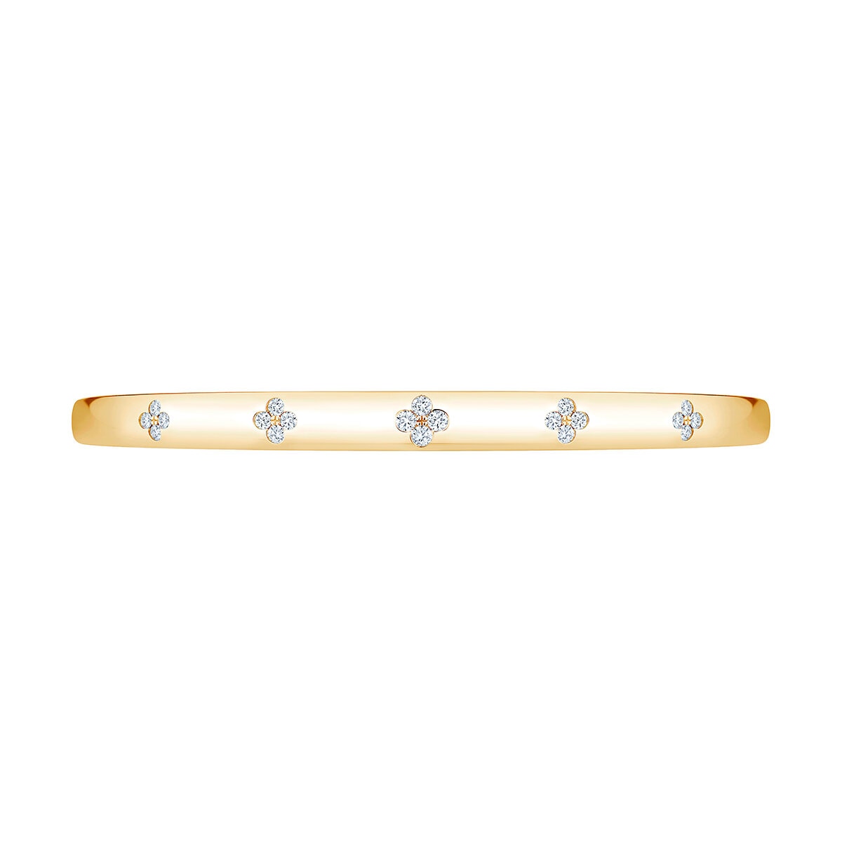 Pulsera Oval de Diamantes 0.40ctw, Oro Amarillo 14K