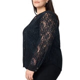 Cable and Gauge Blusa para Dama Negro Extra Grande Cable and Gauge Blusa para Dama Negro Extra Grande