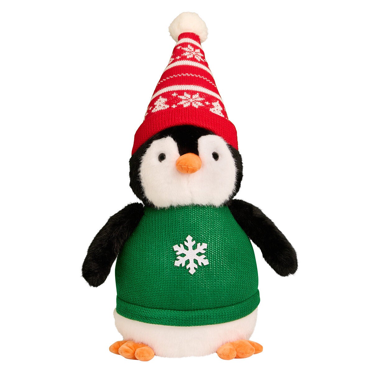 Familia de Pinguinos de Peluche Decorativos, Juego de 3 Pzas.