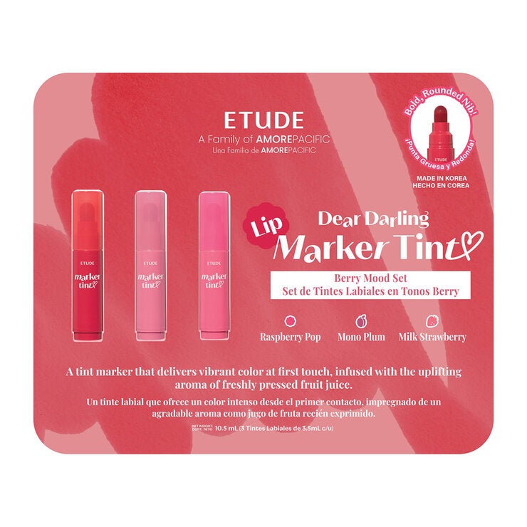 Etude Dear Darling Set de Tintes Labiales 3 pzas Etude Dear Darling Set de Tintes Labiales 3 pzas