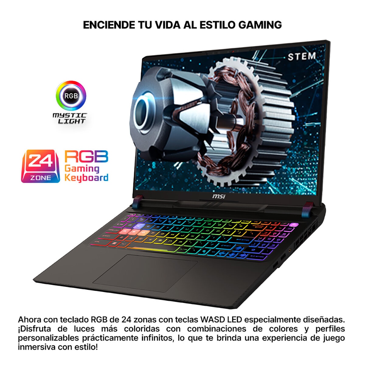 MSI Vector 16 HX AI A2XWIG 16" QHD+ Intel Core Ultra 9 16GB 1TB SSD