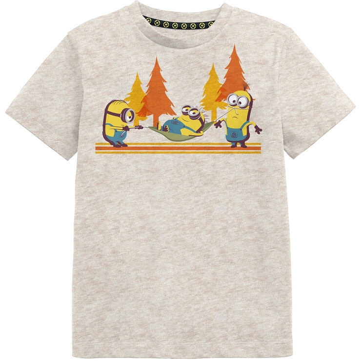 Universal Playera 2 piezas para Niños o Niñas Minions 4T