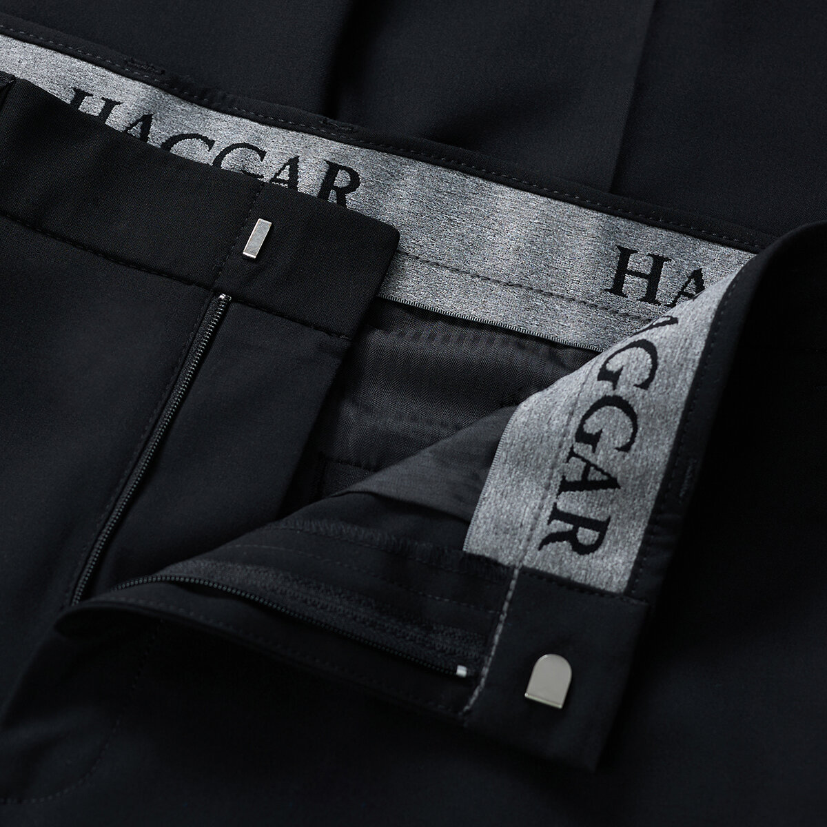 Haggar Pantalones para caballero negro 40 x 32