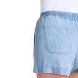 Hilary Radley Shorts para Dama Azul Claro Chica