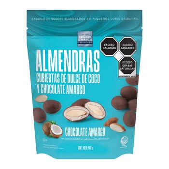 Edward Marc Almendras Cubiertas de Dulce de Coco y Chocolate Amargo 907 g