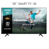 Hisense Pantalla 58" 4K UHD SMART TV 