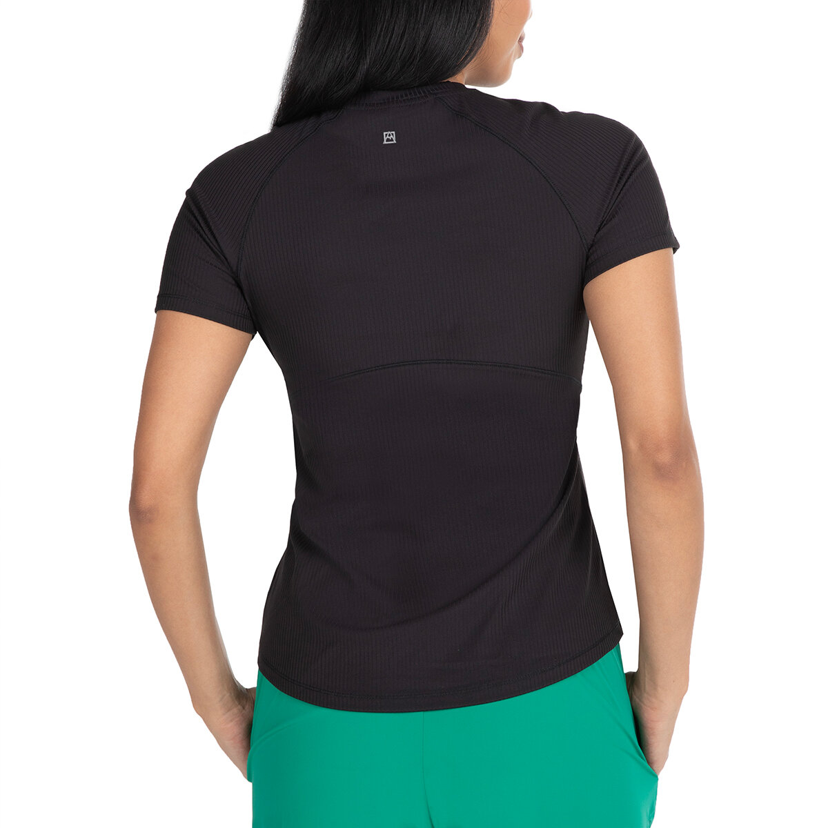 Avalanche Camiseta Deportiva para Dama Negro Extra Grande