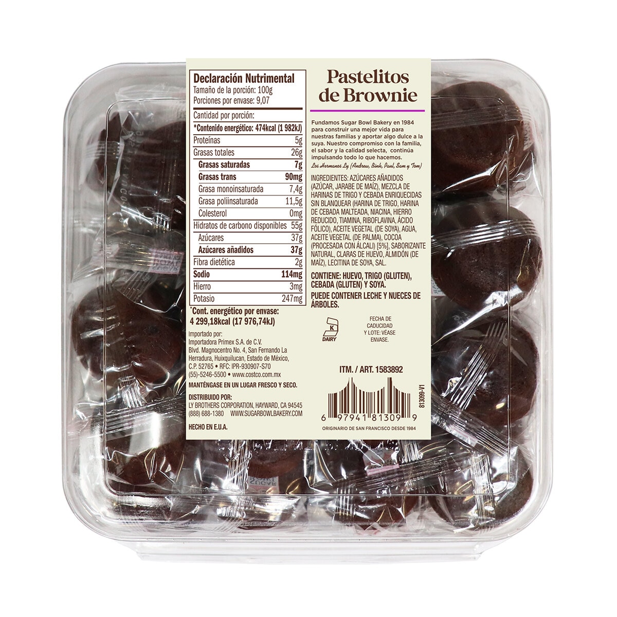 Sugar Bowl Bakery Pastelitos de Brownie 907 g