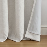 SUNBLK, Cortinas con Bloqueo Solar, Crema