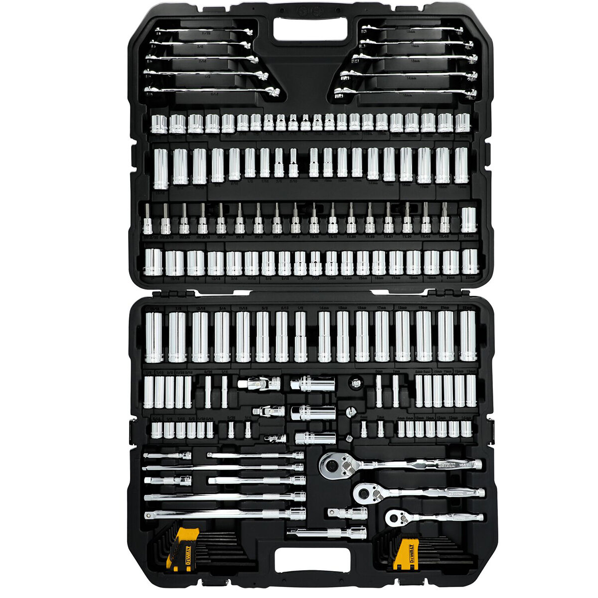 Dewalt, Juego de Herramientas Mecánicas de 185 Piezas.