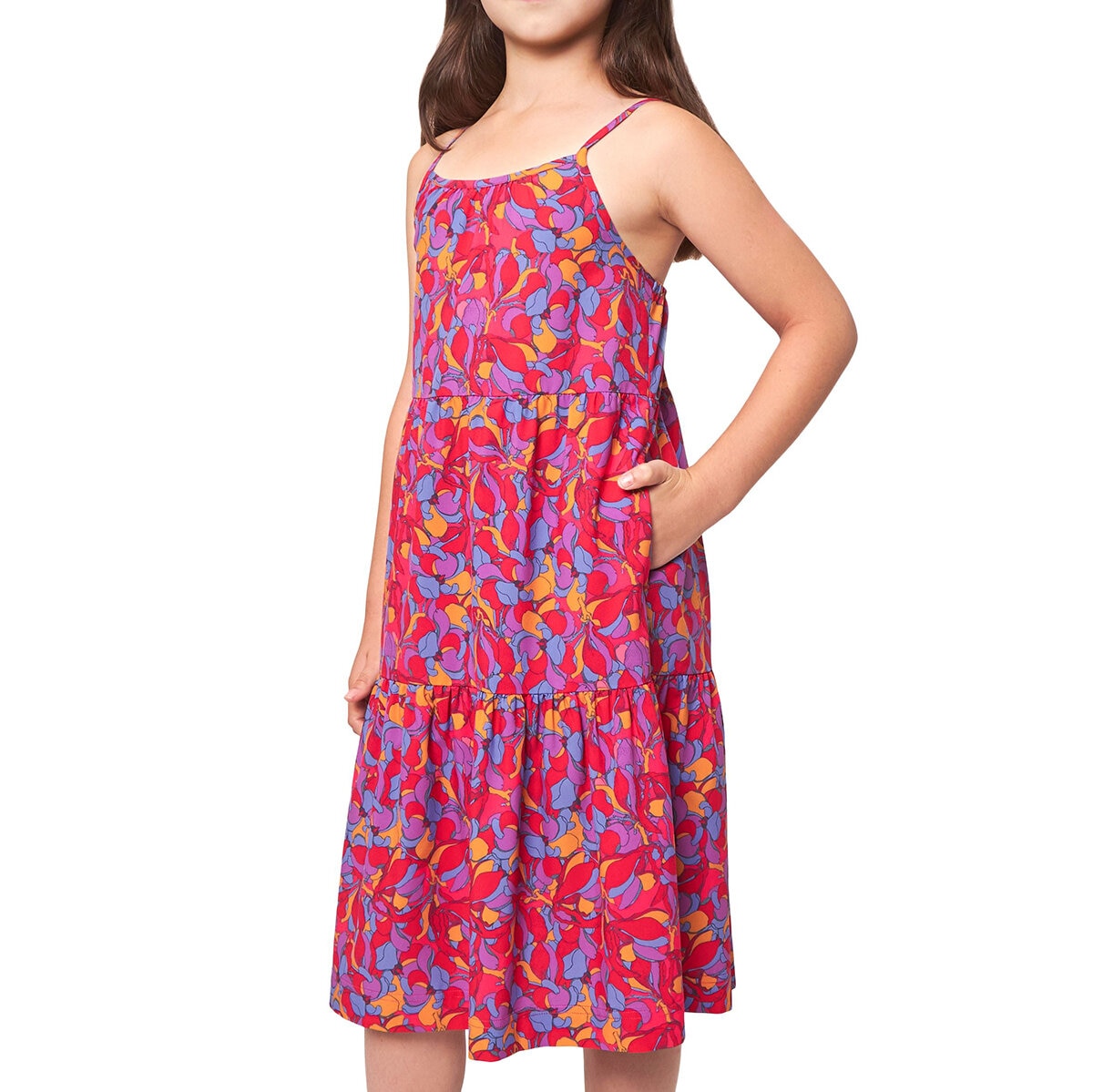 Mondetta Vestido para Niñas Rojo 7 / 8 Años