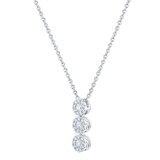 Dije de Diamantes 0.50ctw, Oro Blanco de 14K