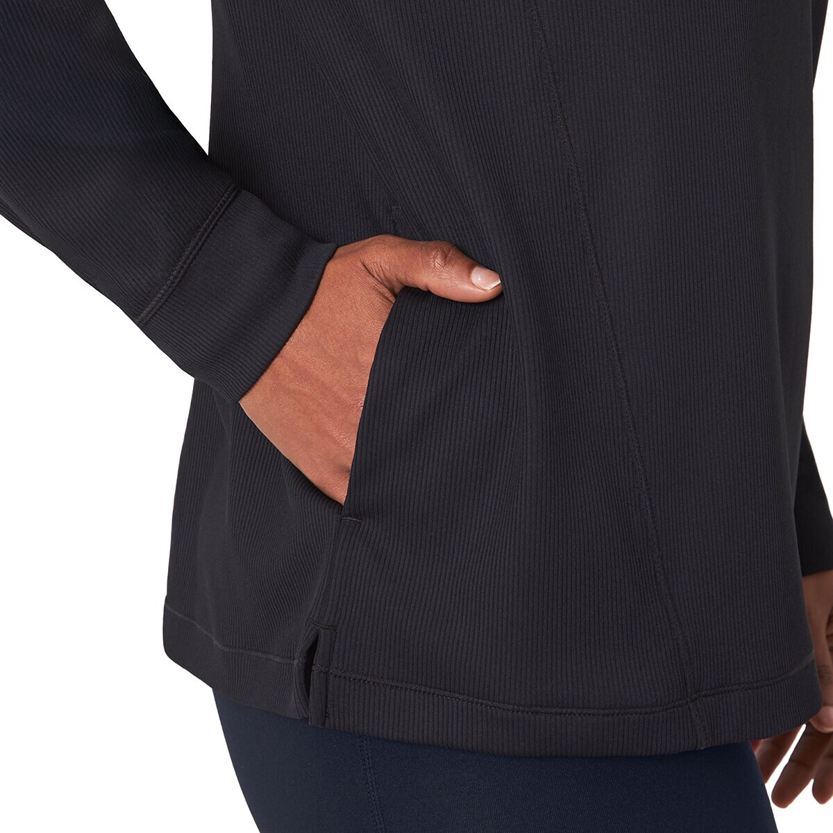 Mondetta Sudadera para Dama Negro Grande