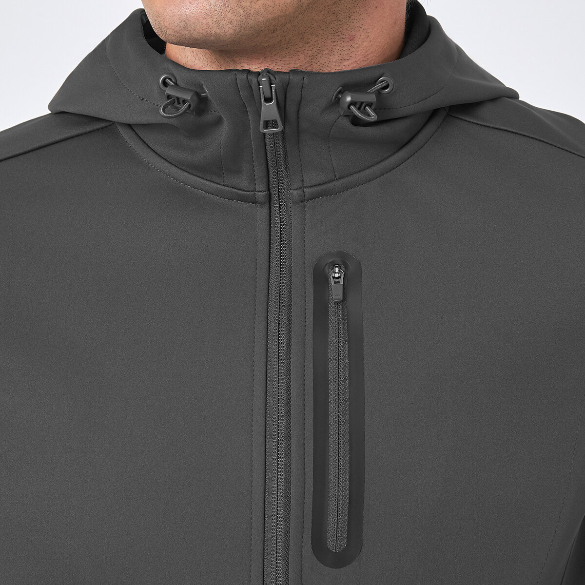 Mondetta Outdoor Project Chamarra para Caballero Gris Grande