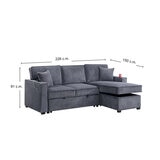 Bobkona, Eva, Sofá Cama Seccional Reversible Bobkona, Eva, Sofá Cama Seccional Reversible