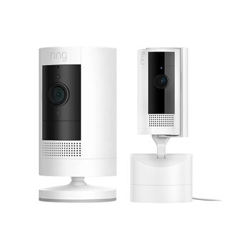 Ring, Bundle Cámara de Seguridad Exterior Inalámbrica + Cáma de Seguridad Interior con Movimiento