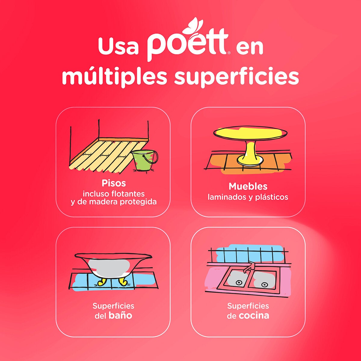 Poett Sandía Limpiador Multiusos 9 l