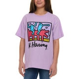 Keith Haring Playera 3 piezas para Niños y Niñas Rosa 5 / 6 Años