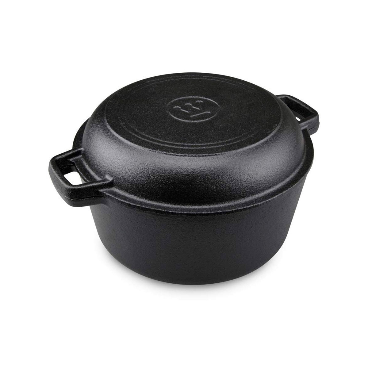 Olla Holándesa de Hierro Forjado 4.7 lt con Tapa Sartén de 26 cm, Westinghouse