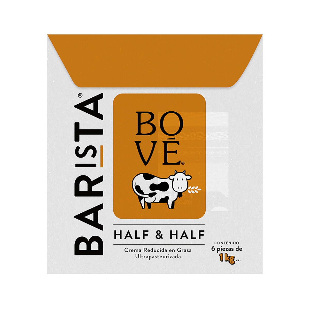 Bové Barista Crema Reducida en Grasa Half & Half 6 pzas 1 kg