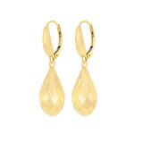 Aretes de Gota de Agua, Oro Amarillo 14K Aretes de Gota de Agua, Oro Amarillo 14K