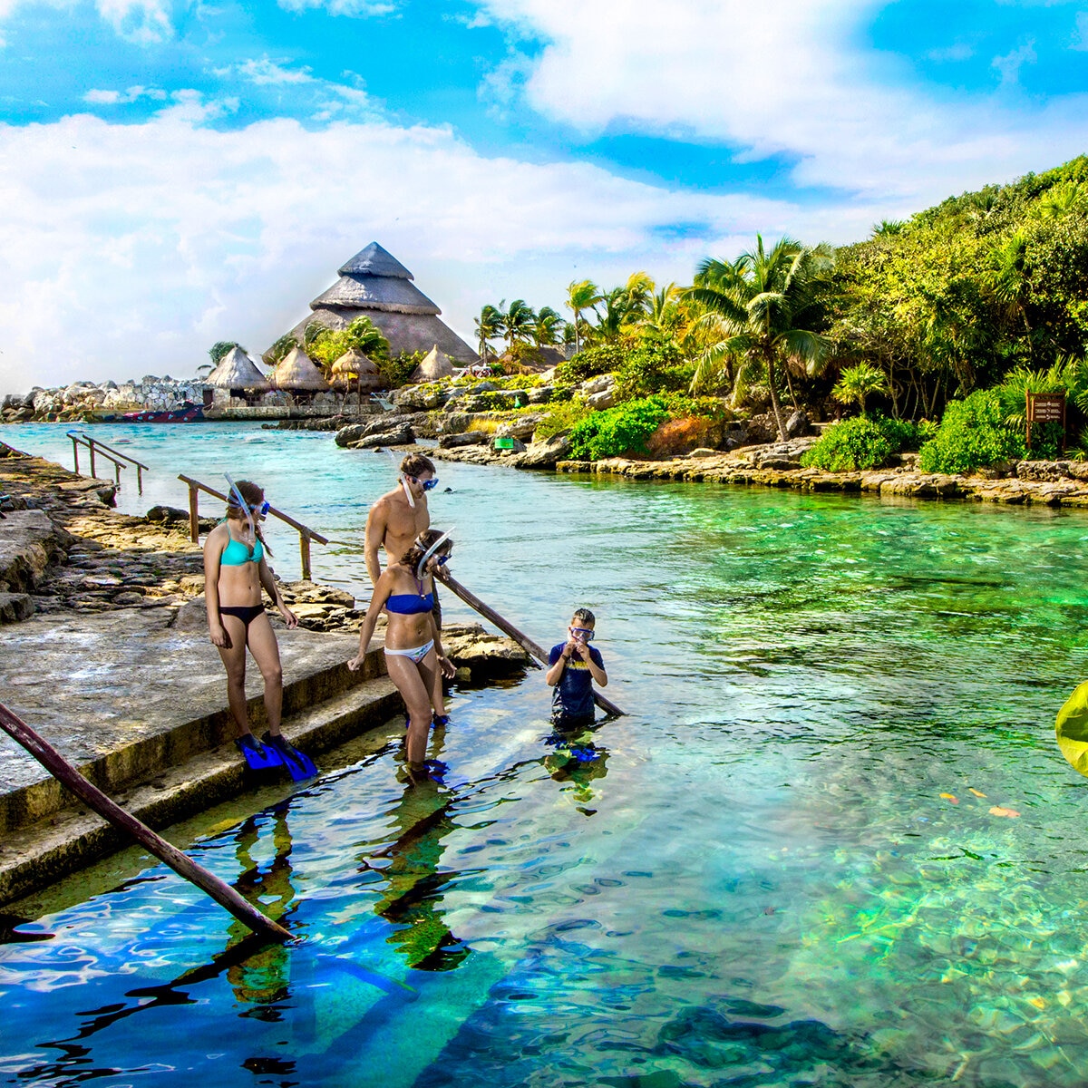 Tour Paquete Adulto - Xcaret Plus o Xel-Há + Actividad Extraordinaria 