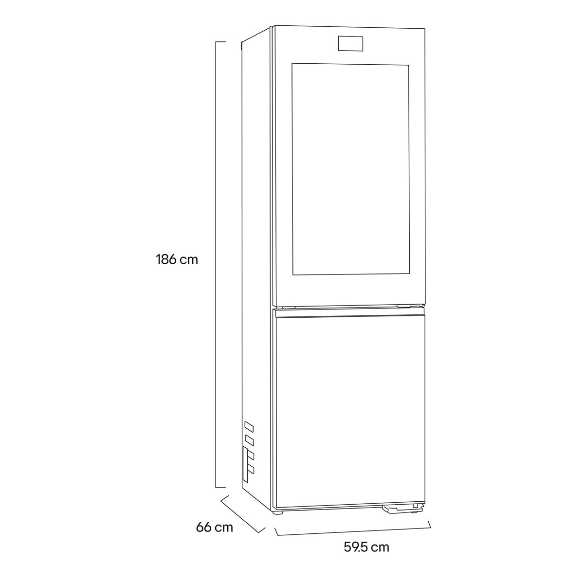 LG Refrigerador Instaview 12' Bottom Mount LG Refrigerador Instaview 12' Bottom Mount