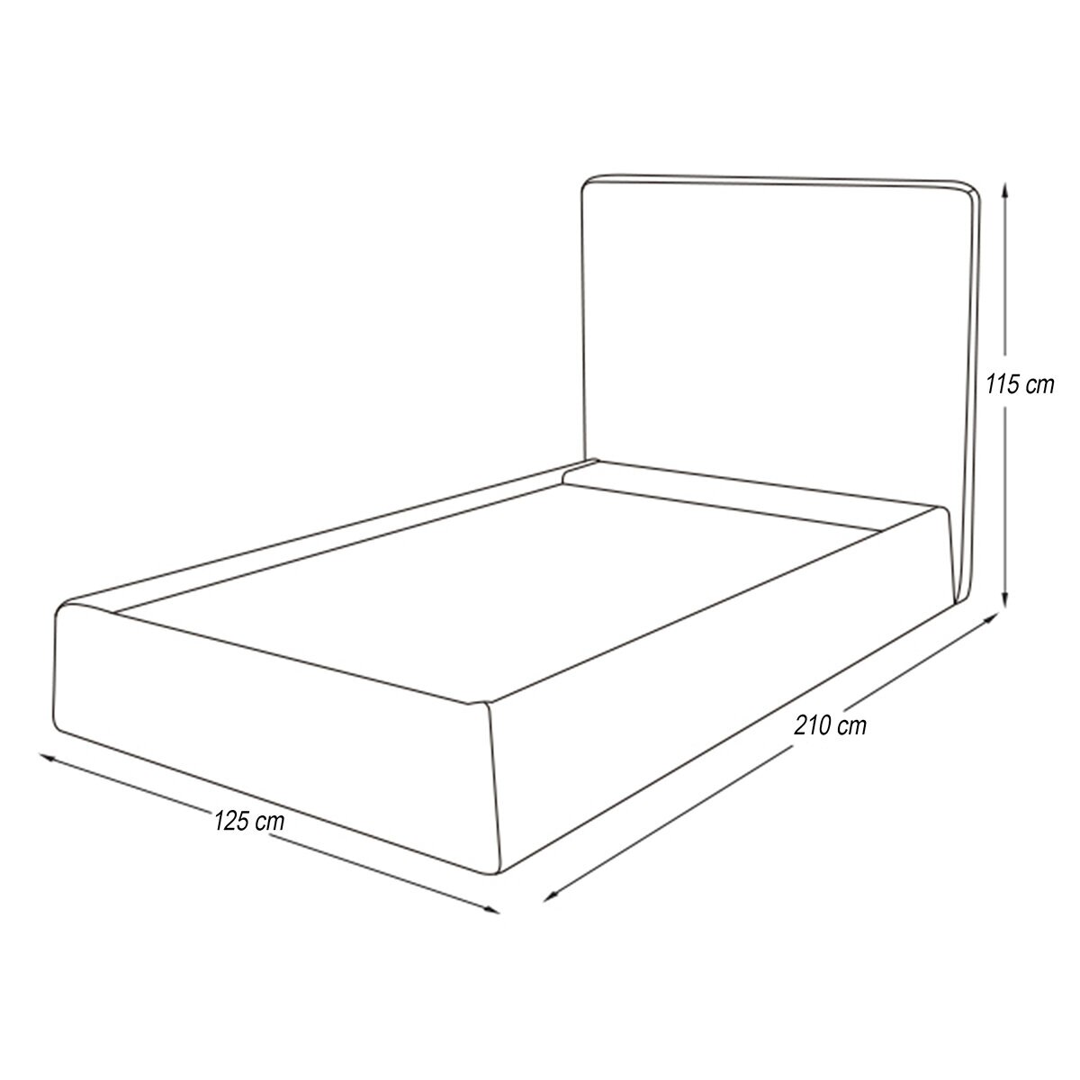 Ikasa, Mirko, Cama Individual Ikasa, Mirko, Cama Individual