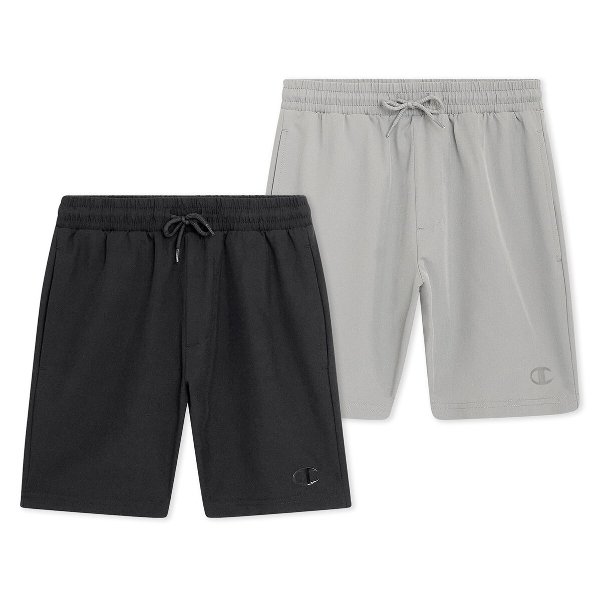Champion Shorts 2 piezas para Niños y Niñas Negro 10 / 12 Años
