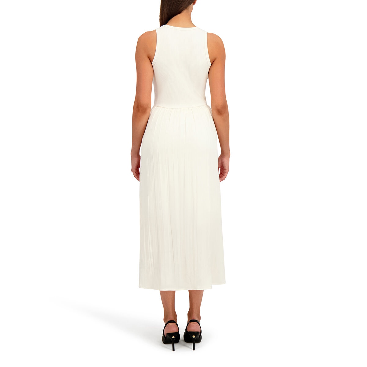 DKNY Vestido para Dama Café Grande