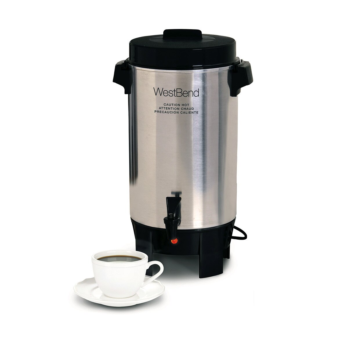 WestBend, cafetera de aluminio pulido, 42 tazas | Costco México