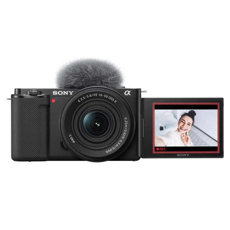 Sony Cámara Digital ZV-E10 Con Lente Intercambiable Para Vloggers
