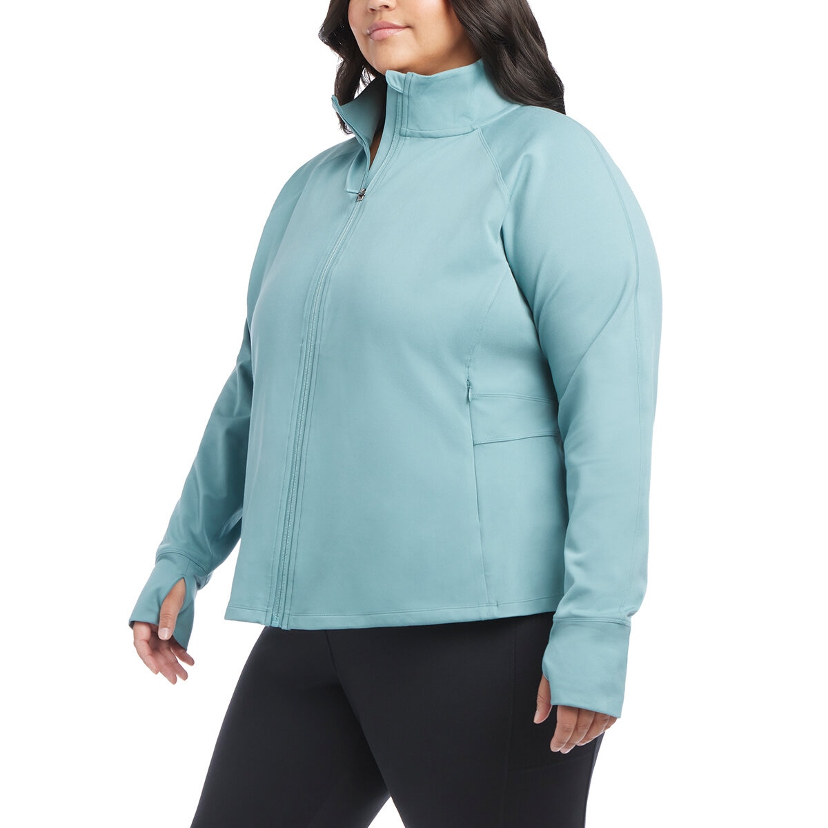 Jockey Chamarra deportiva para Dama azul extra grande