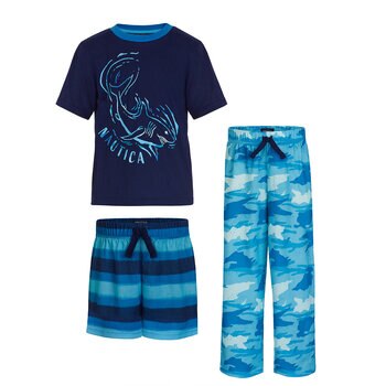 Nautica Pijama para Niño 3 Piezas Varias Tallas y Colores