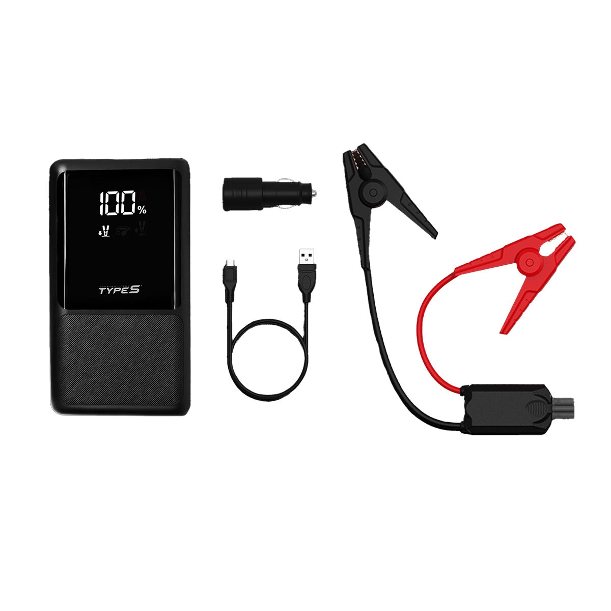 Type S Arrancador para auto con pantalla LED