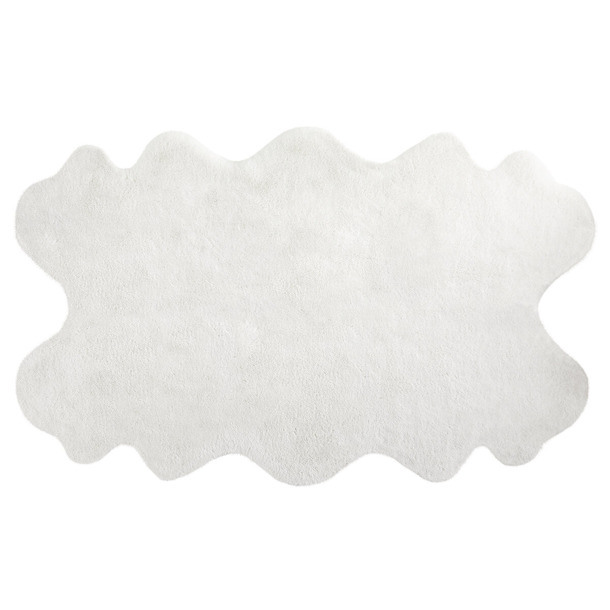 Mon Chateau Luxury Collection Tapete de Pelo Sintético 180cm x 110cm, Blanco