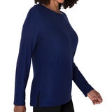 Mario Serrani Italy Blusa estilo túnica para Dama Azul Extra Chica